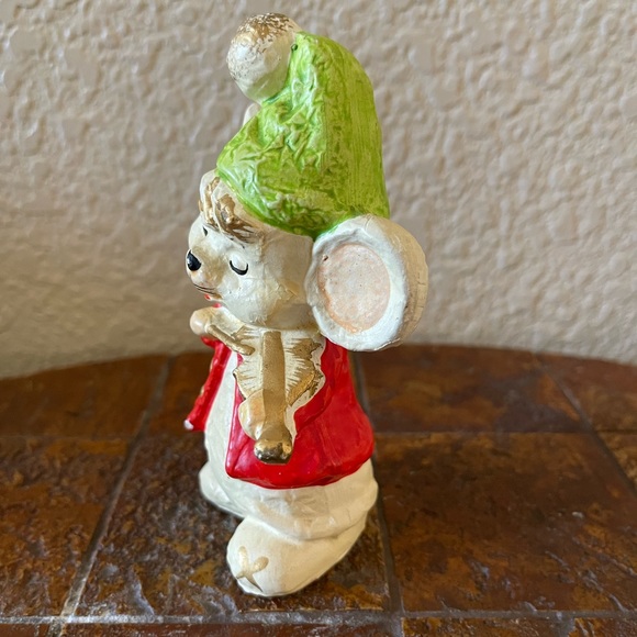 Vintage Christmas mouse decoration - Picture 8 of 8